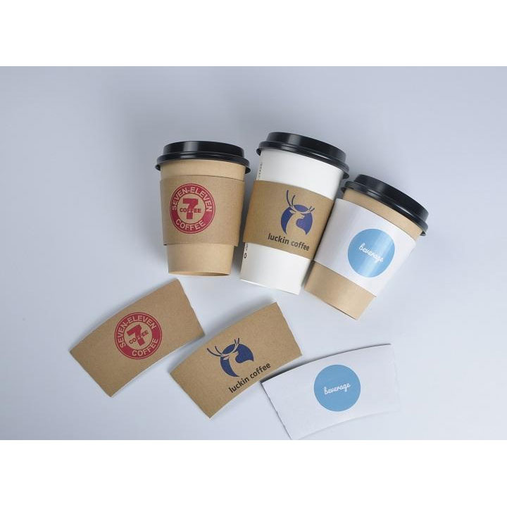 Multi Size In Stock Paper Coffee Cup Sleeve Custom Cup Sleeve